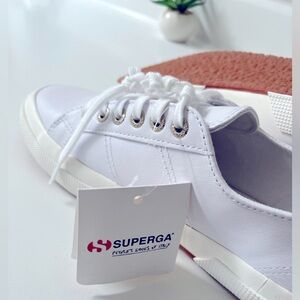 Superga Optical white sneakers- wms 9- NWT